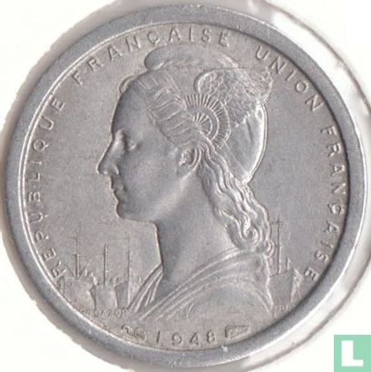 Frans Equatoriaal-Afrika 1 franc 1948 - Afbeelding 1