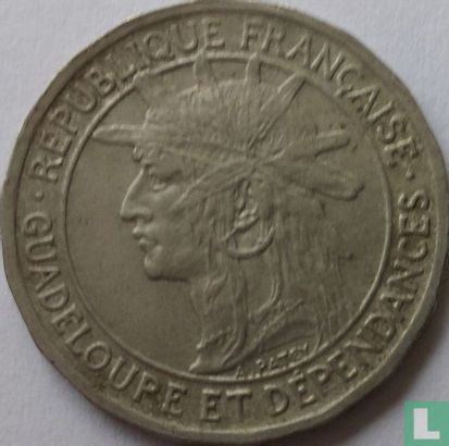 Guadeloupe 50 centimes 1921 - Afbeelding 2