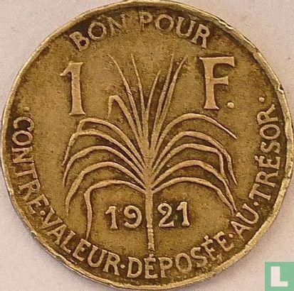 Guadeloupe 1 franc 1921 - Afbeelding 1