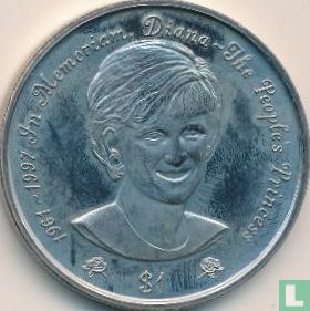 Niue 1 Dollar 1997 (Typ 1) "Death of Princess Diana" - Bild 2