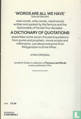 A dictionary of contemporary quotations - Afbeelding 2
