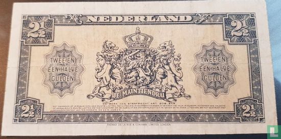 2,5 gulden Nederland 1945  - Afbeelding 2