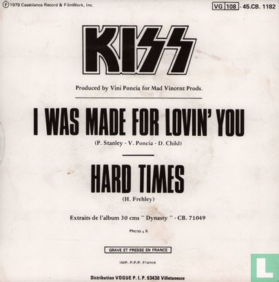 I Was Made for Lovin' You - Image 2