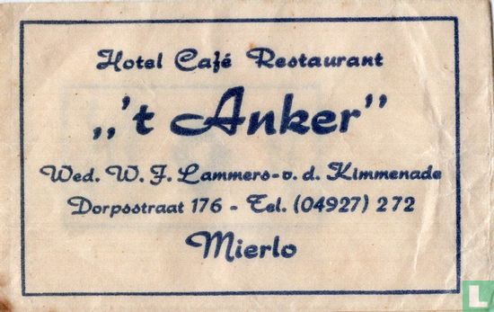 Hotel Café Restaurant " ’t Anker” - Afbeelding 1
