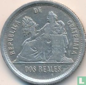 Guatemala 2 reales 1879 - Image 2