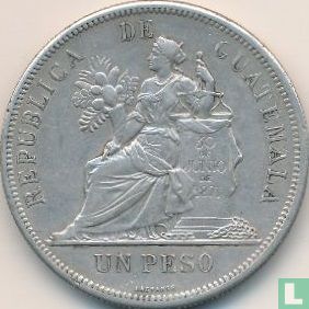 Guatemala 1 peso 1894 (H) - Image 2