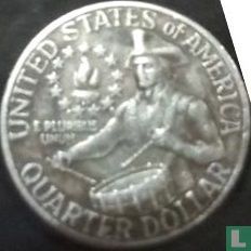 United States ¼ dollar 1976 (D - misstrike) "200th anniversary of Independence" - Image 2