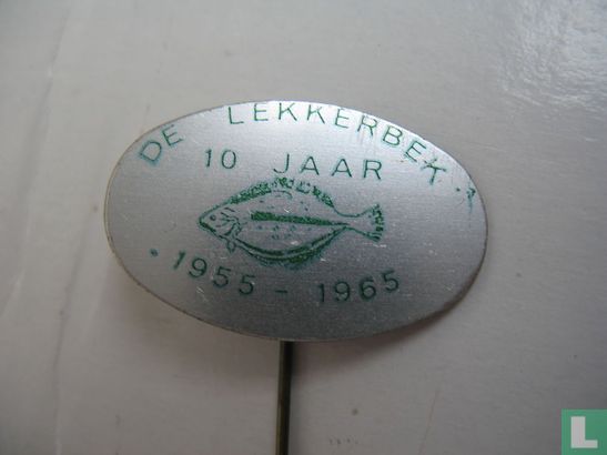 De Lekkerbek 10 jaar 1955 - 1965 [groen]