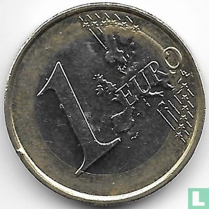 Belgique 1 euro 2008 (fauté) - Image 2