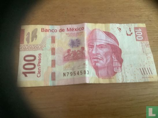 Mexico 100 Pesos   - Afbeelding 1