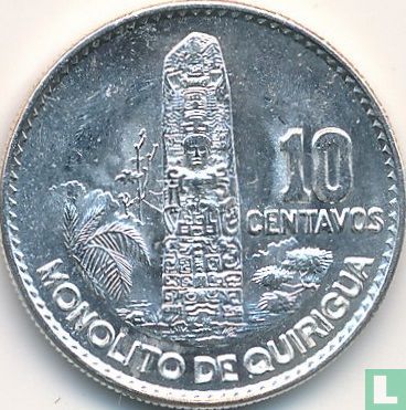 Guatemala 10 Centavo 1961 - Bild 2