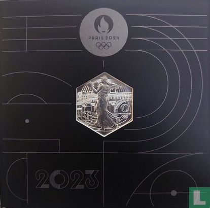 Frankreich 10 Euro 2023 (Folder) "2024 Summer Olympics in Paris" - Bild 1
