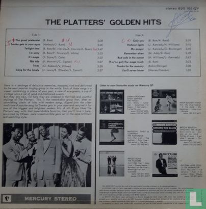 The Platter's Golden Hits  - Afbeelding 2