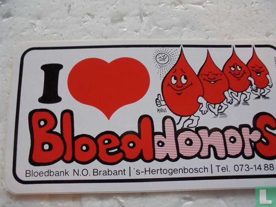 I ♥ Bloeddonors Bloedbank N.O. Brabant  - 's-Hertogenboscg tel. 073-148800
