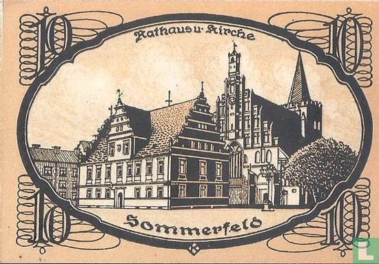 Sommerfeld, Gemeinde - 10 Pfennig - Bild 2