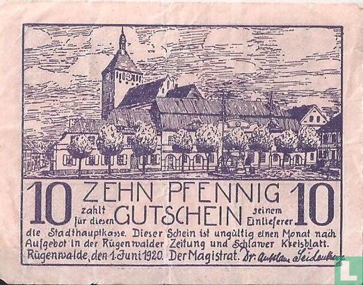 Rügenwalde 10 Pfennig - Image 1