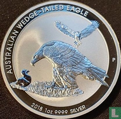 Australia 1 dollar 2018 "Australian wedge-tailed eagle" - Image 1
