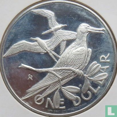 Britse Maagdeneilanden 1 dollar 1977 - Afbeelding 2