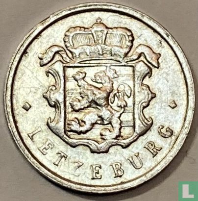 Luxemburg 25 centimes 1963 (misslag) - Afbeelding 2