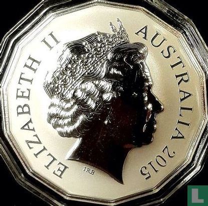 Australia 50 cents 2015 (type 2) "Year of the Goat" - Image 1