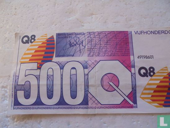 Q8 500  Vijfhonderd gulden