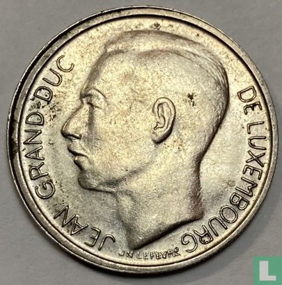 Luxembourg 1 franc 1968 (fauté) - Image 2