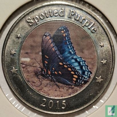 West Nusa Tenggara 1 dollar 2015 Spotted purple - Image 1
