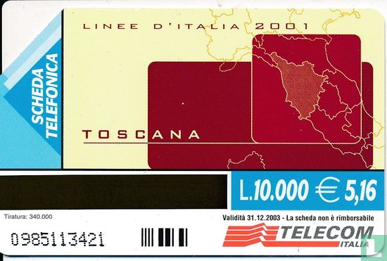 Linee D'Italia 2001 - Toscana - Bild 1