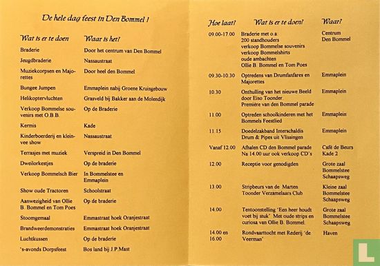 Programma 24 mei 1997 Den Bommel  - Afbeelding 3