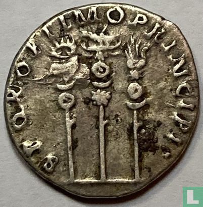 Empire romain, AR Denier, 112-114 ap. J.-C., Trajan (OPTIMO PRINCIPI) - Image 2