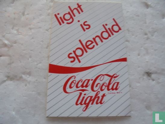 light is splendid Coca Cola light