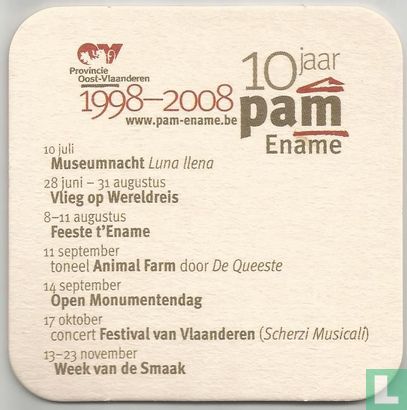10 jaar Pam