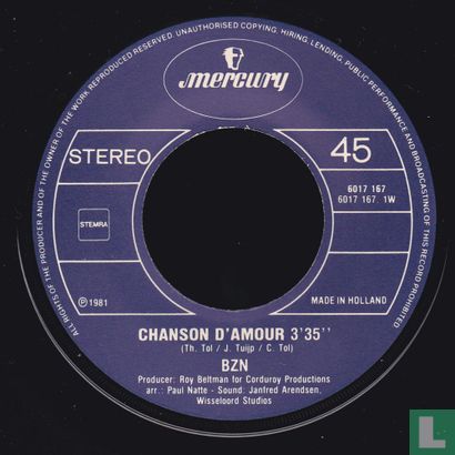 Chanson d'amour - Afbeelding 3