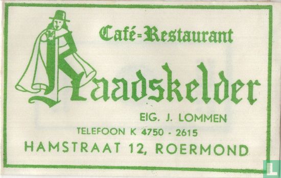 Café Restaurant Raadskelder - Afbeelding 1