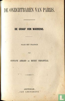 De graaf von Warrens - Image 1