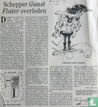 Schepper Guust Flater overleden - Afbeelding 1