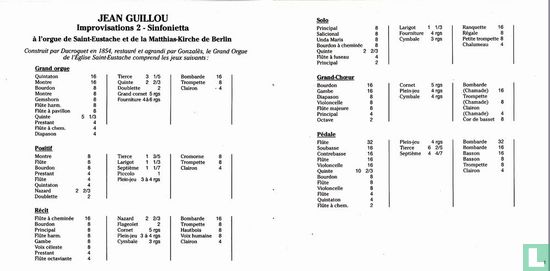 Improvisations - Sinfonietta - Image 4