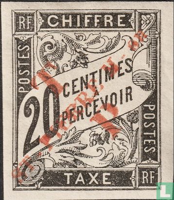 Type Duval, overprinted