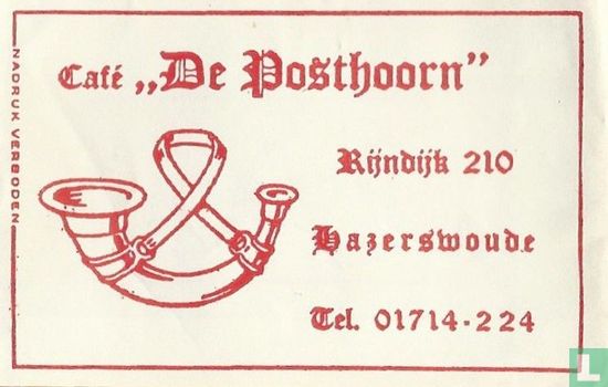 Café "De Posthoorn" - Afbeelding 1