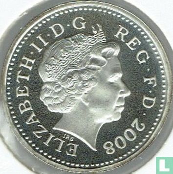 Verenigd Koninkrijk 1 pound 2008 (PROOF - zilver) "Welsh leek" - Afbeelding 1