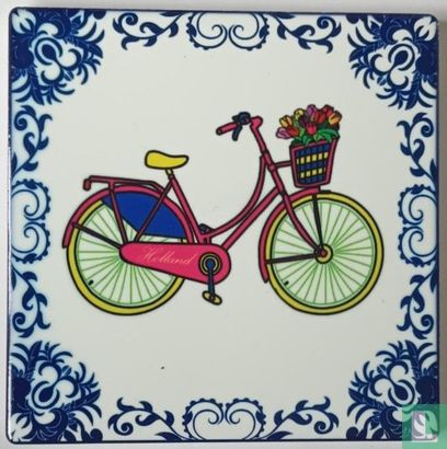 Rode damesfiets - Afbeelding 1
