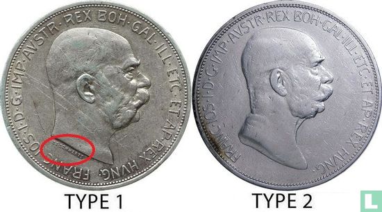 Austria 5 corona 1909 (type 2) - Image 3