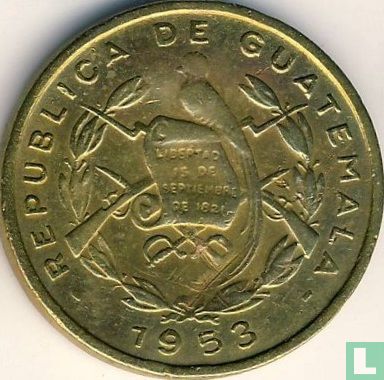 Guatemala 1 Centavo 1953 - Bild 1