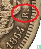 Guatemala 2 reales 1864 - Image 3