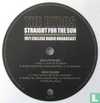 Straight for the Sun (1971 College Radio Broadcast) - Afbeelding 3