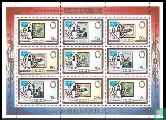 Postzegeltentoonstelling Stockholmia 86