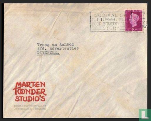 Enveloppe Marten Toonder studio - Image 1