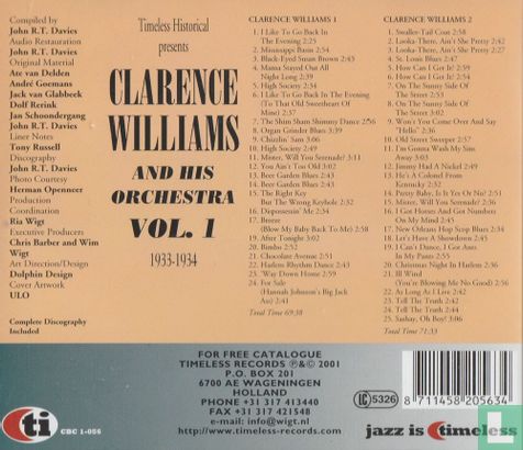 Clarence Williams and His Orchestra Vol.1 1933-1934 - Bild 2