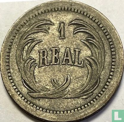 Guatemala 1 real 1878 (type 2) - Image 2