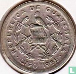 Guatemala 10 Centavo 1958 (Typ 2 - Wendeprägung) - Bild 1